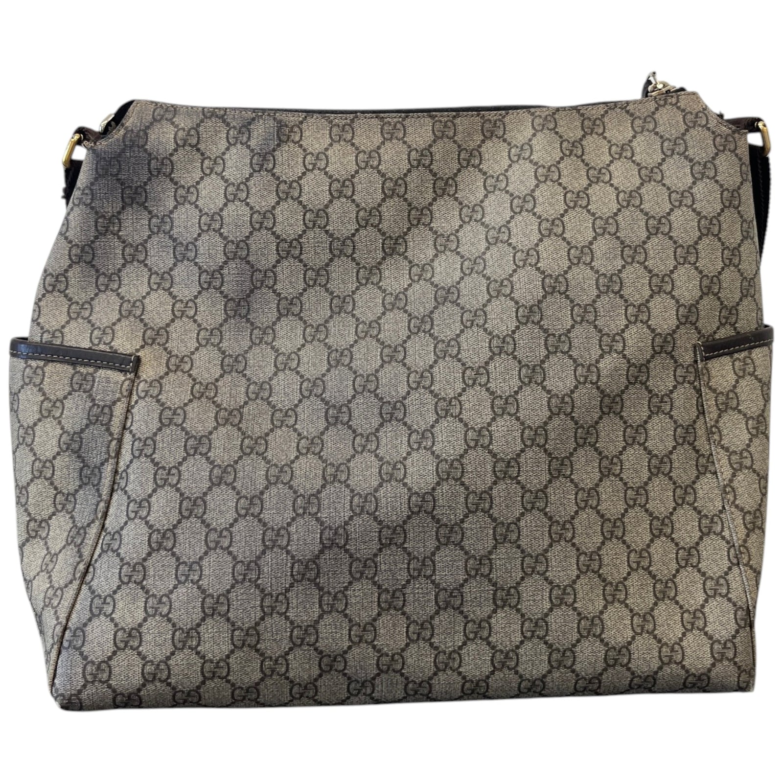 Women's GG Supreme Baby Changing Bag And Mat Bag Beige - Photo 3