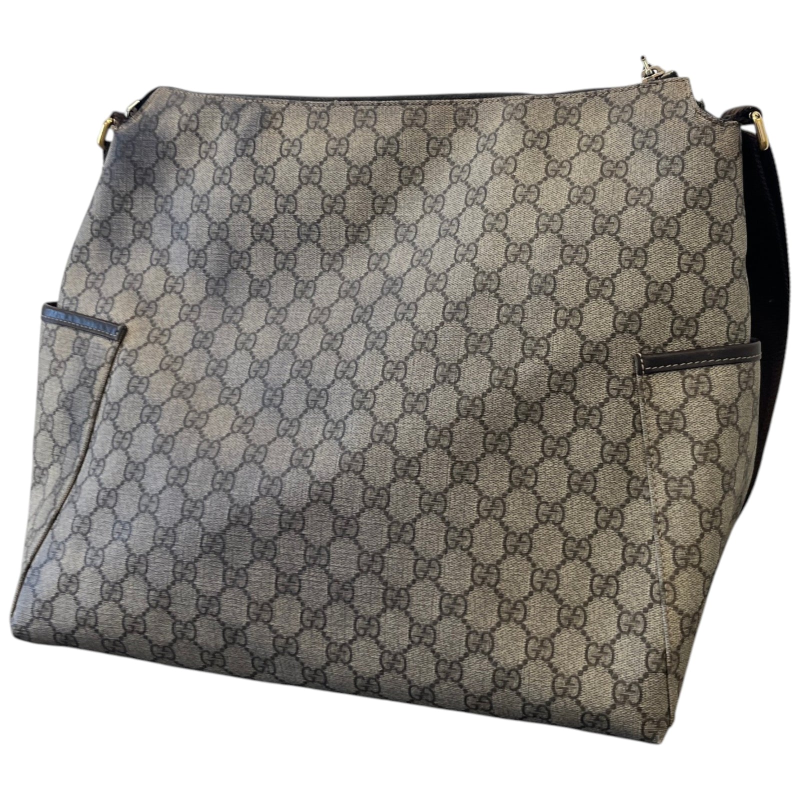 Women's GG Supreme Baby Changing Bag And Mat Bag Beige - Photo 9