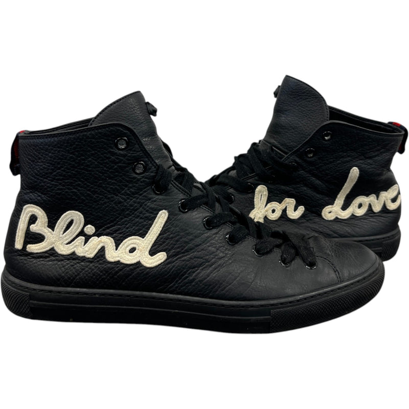 Men's Blind For Love High Trainers Black Size EU 42 / UK 8