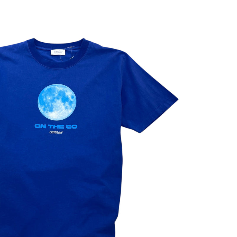 Men's On The Go Print T-Shirt Blue Size XL