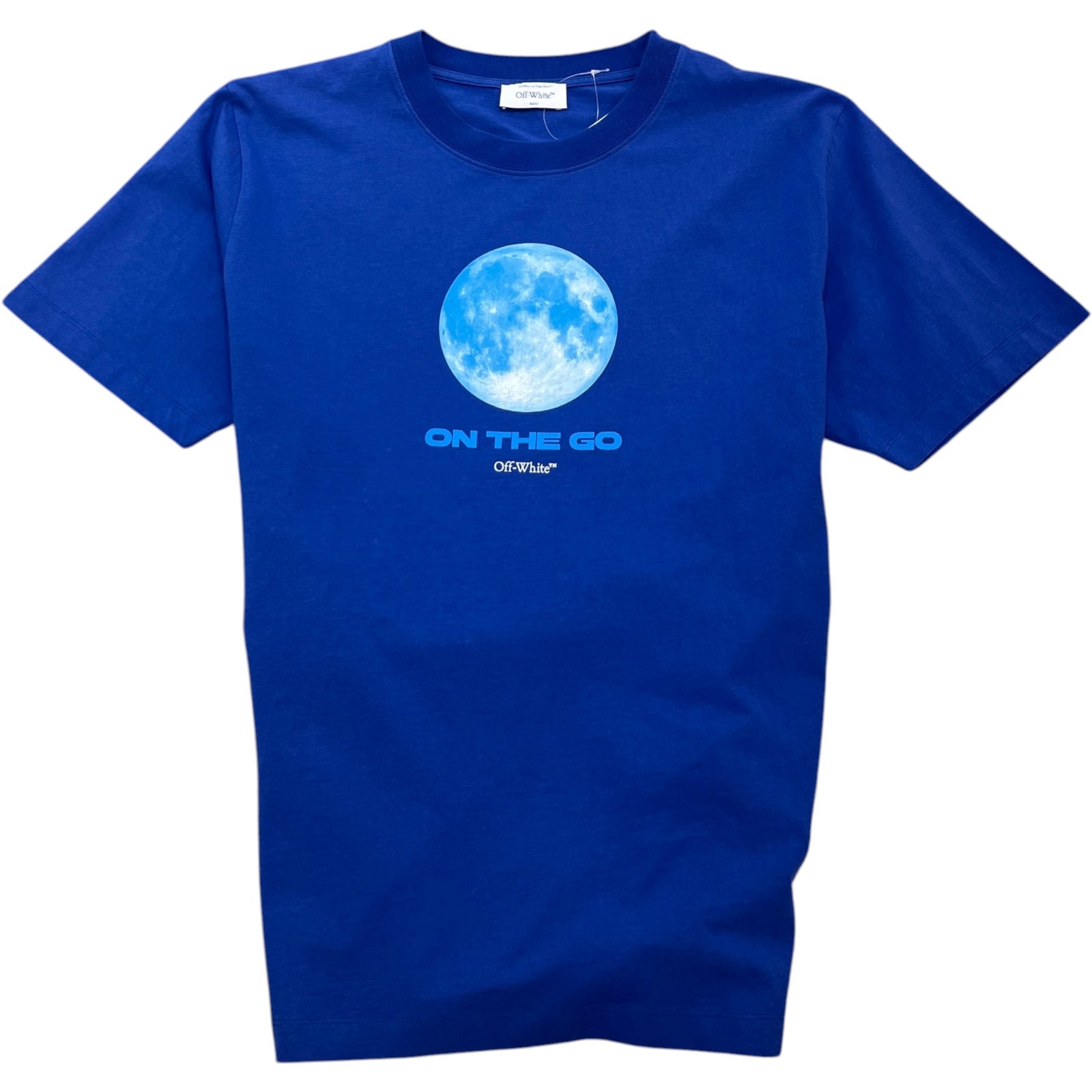 Men's On The Go Print T-Shirt Blue Size XL - Photo 1