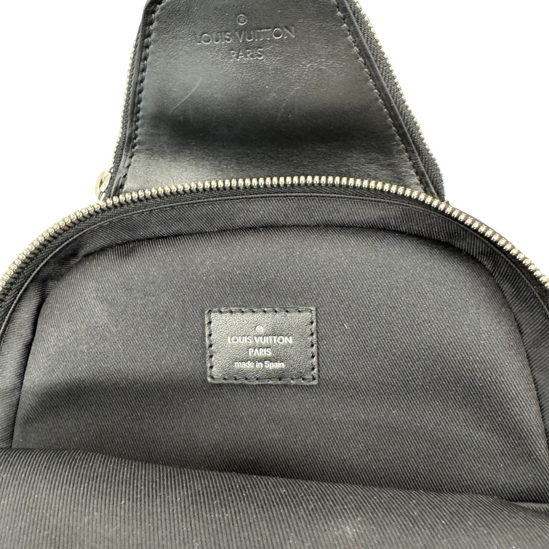 Men's Damier Graphite Avenue NM Slingbag Messenger Bag Black
