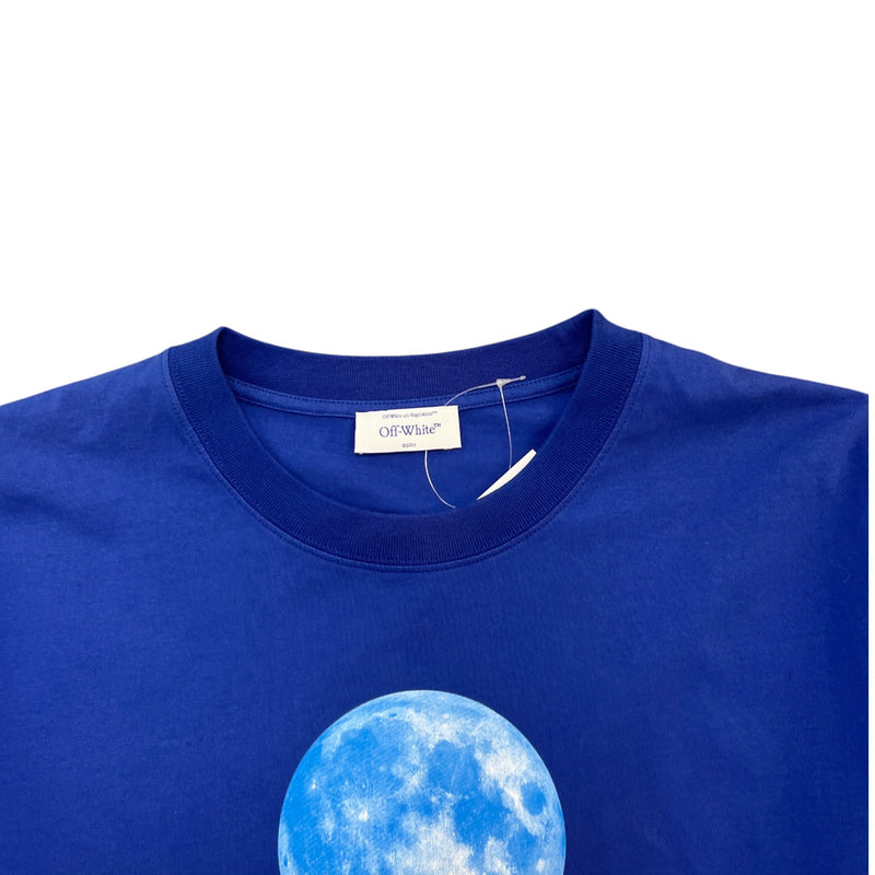 Men's On The Go Print T-Shirt Blue Size XL
