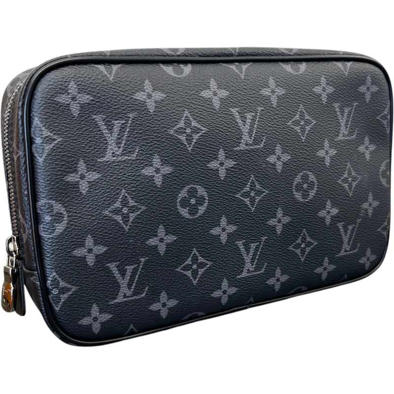 Men's Monogram Eclipse Toiletry Pouch Gm Bag Black