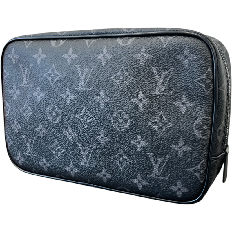 Men's Monogram Eclipse Toiletry Pouch Gm Bag Black