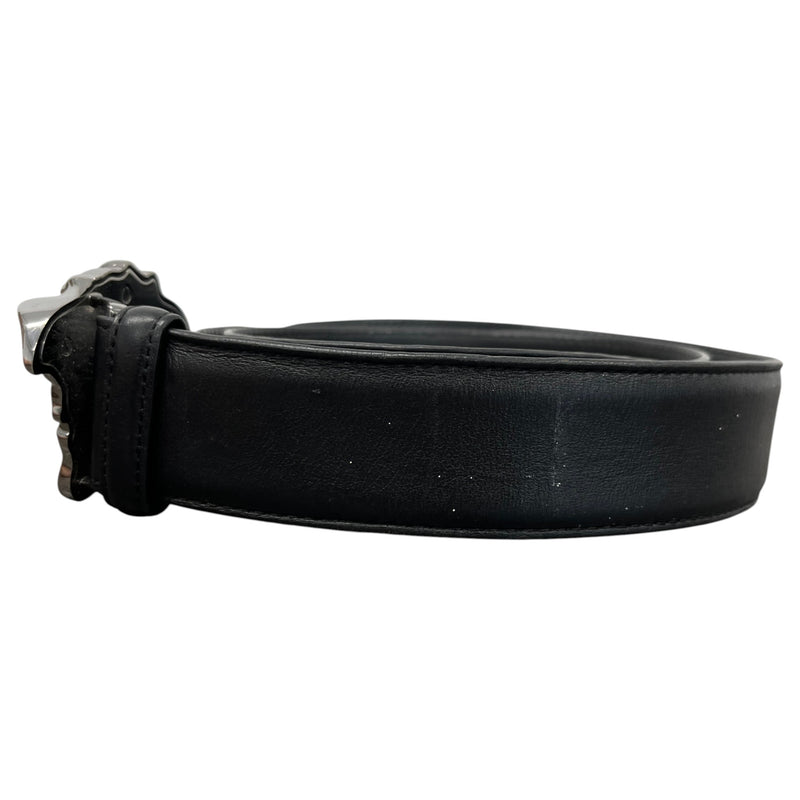 Men's Medusa Logo Belt Black Size 38"