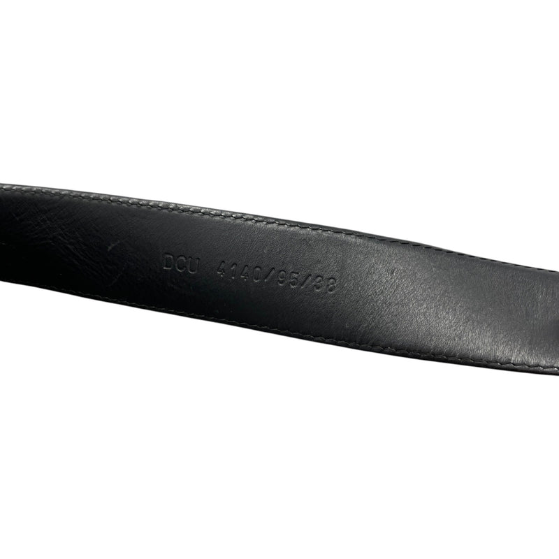 Men's Medusa Logo Belt Black Size 38"