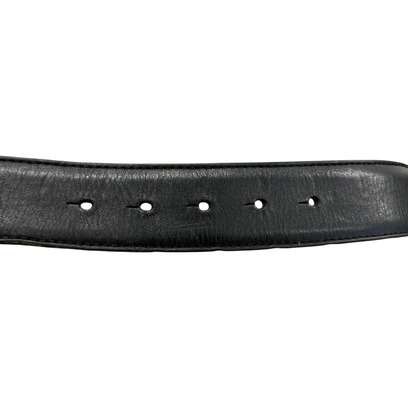 Men's Medusa Logo Belt Black Size 38"