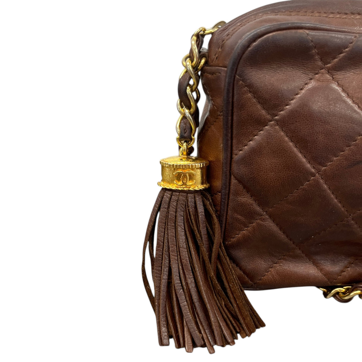 Women's Vintage CC Camera Crossbody Bag Brown - Photo 11