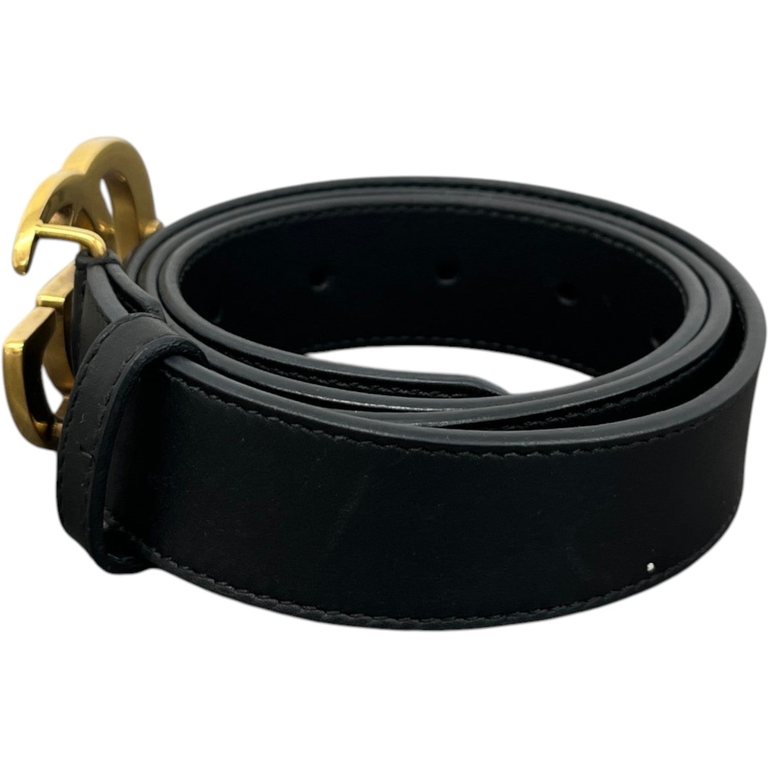 Women's Gg Marmont Belt Black Size Waist 34" - Photo 3