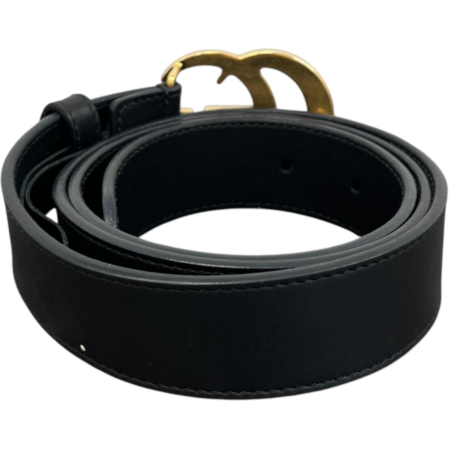 Women's Gg Marmont Belt Black Size Waist 34" - Photo 4
