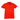 Men's Rubber Logo Polo Shirt Orange Size S