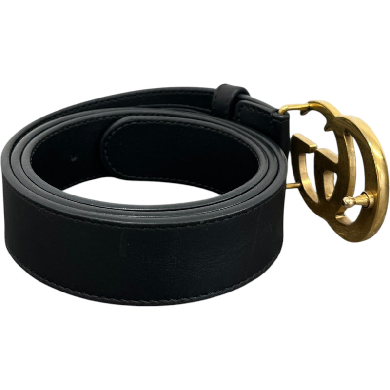 Women's Gg Marmont Belt Black Size Waist 34"