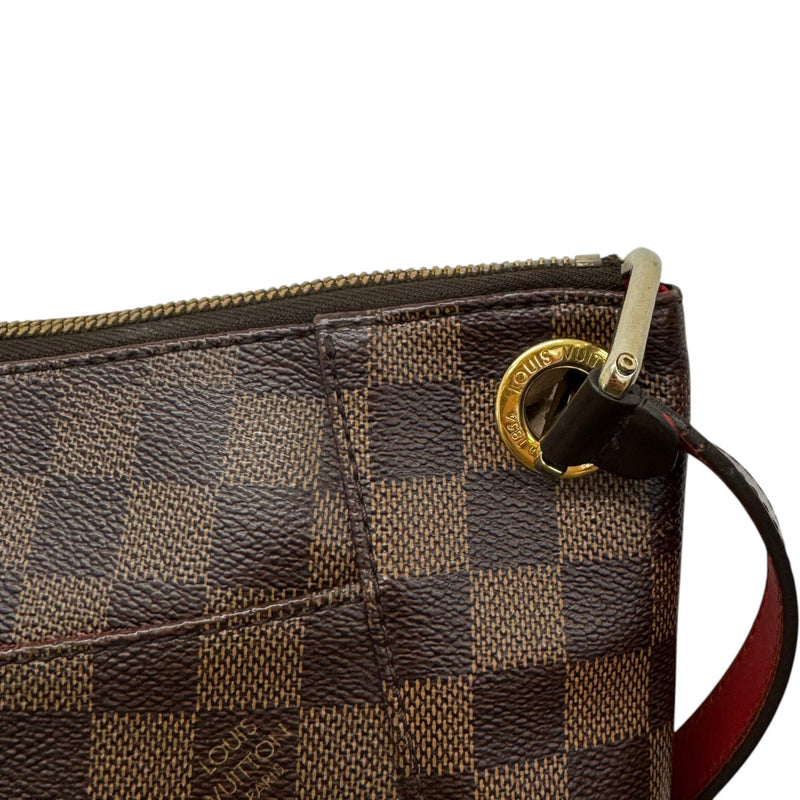 Women's Damier Ebene South Bank Besace Handbag Brown
