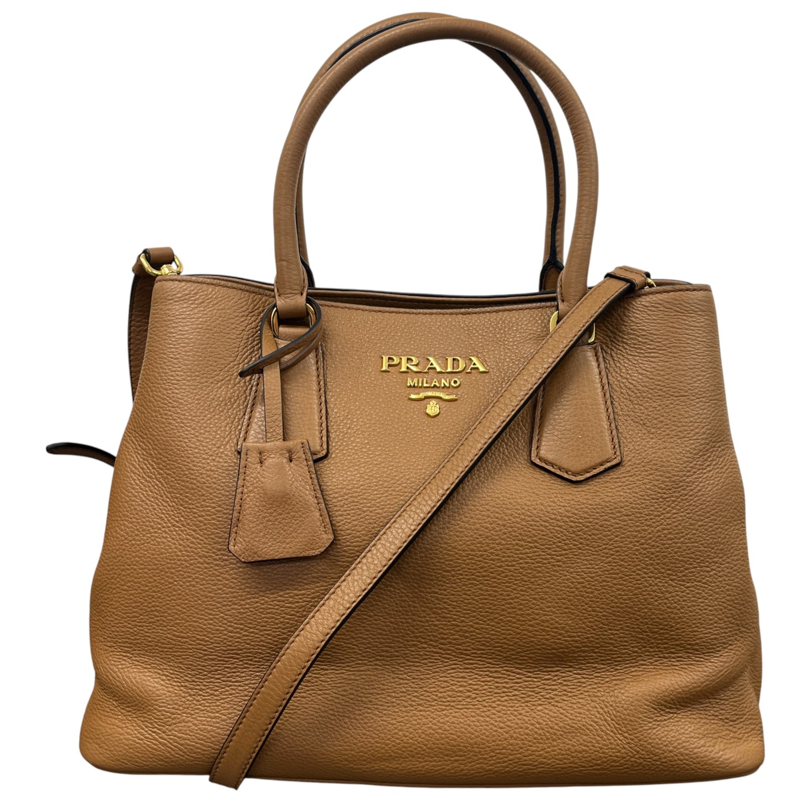 Women's Vitello Phenix Bag Brown - Photo 1