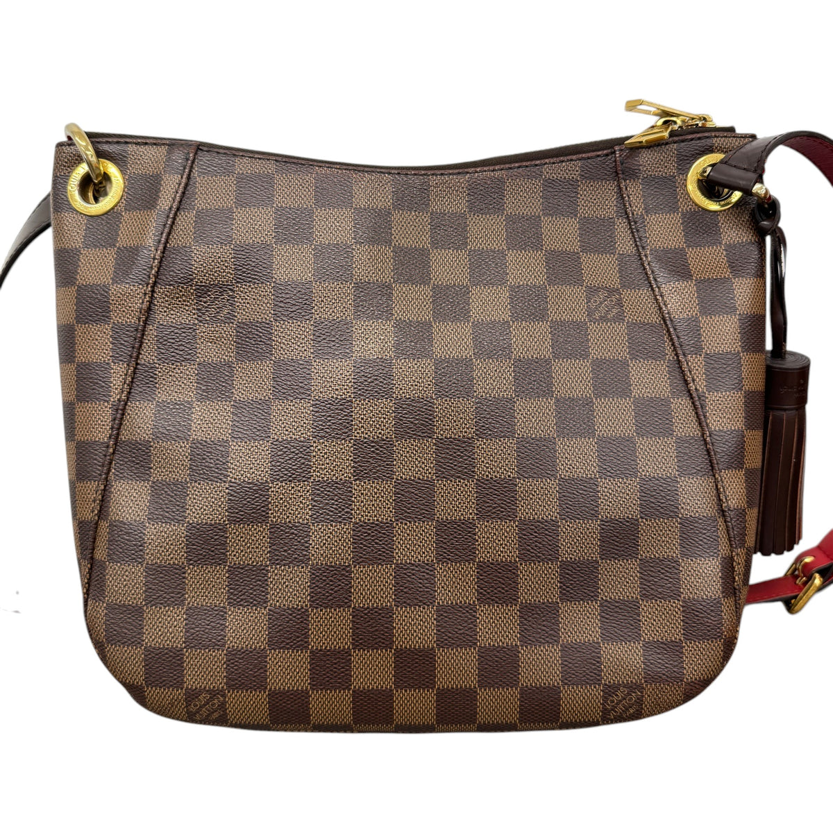 Women's Damier Ebene South Bank Besace Handbag Brown - Photo 3