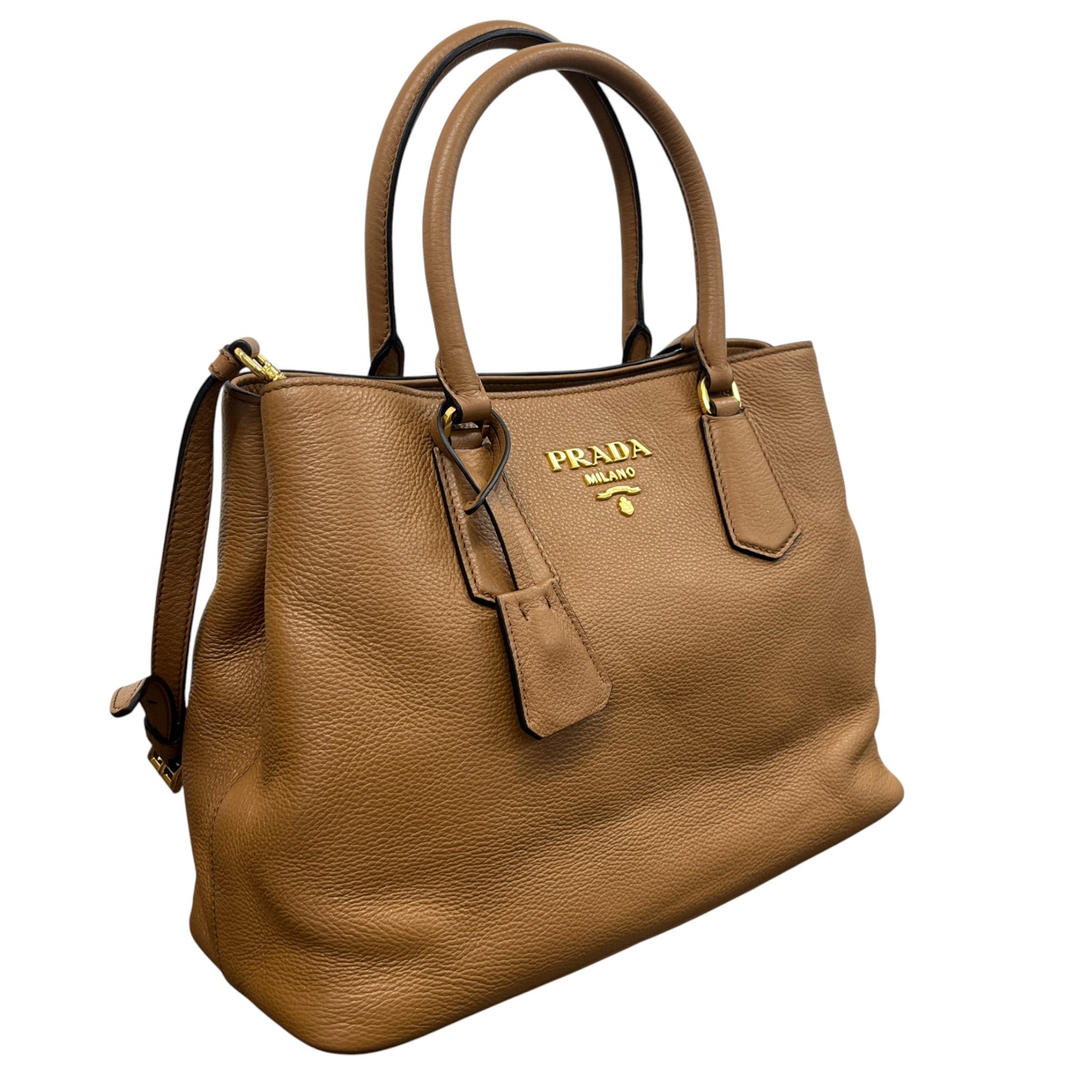Women's Vitello Phenix Bag Brown - Photo 4