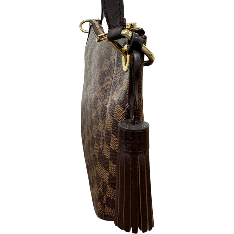 Women's Damier Ebene South Bank Besace Handbag Brown