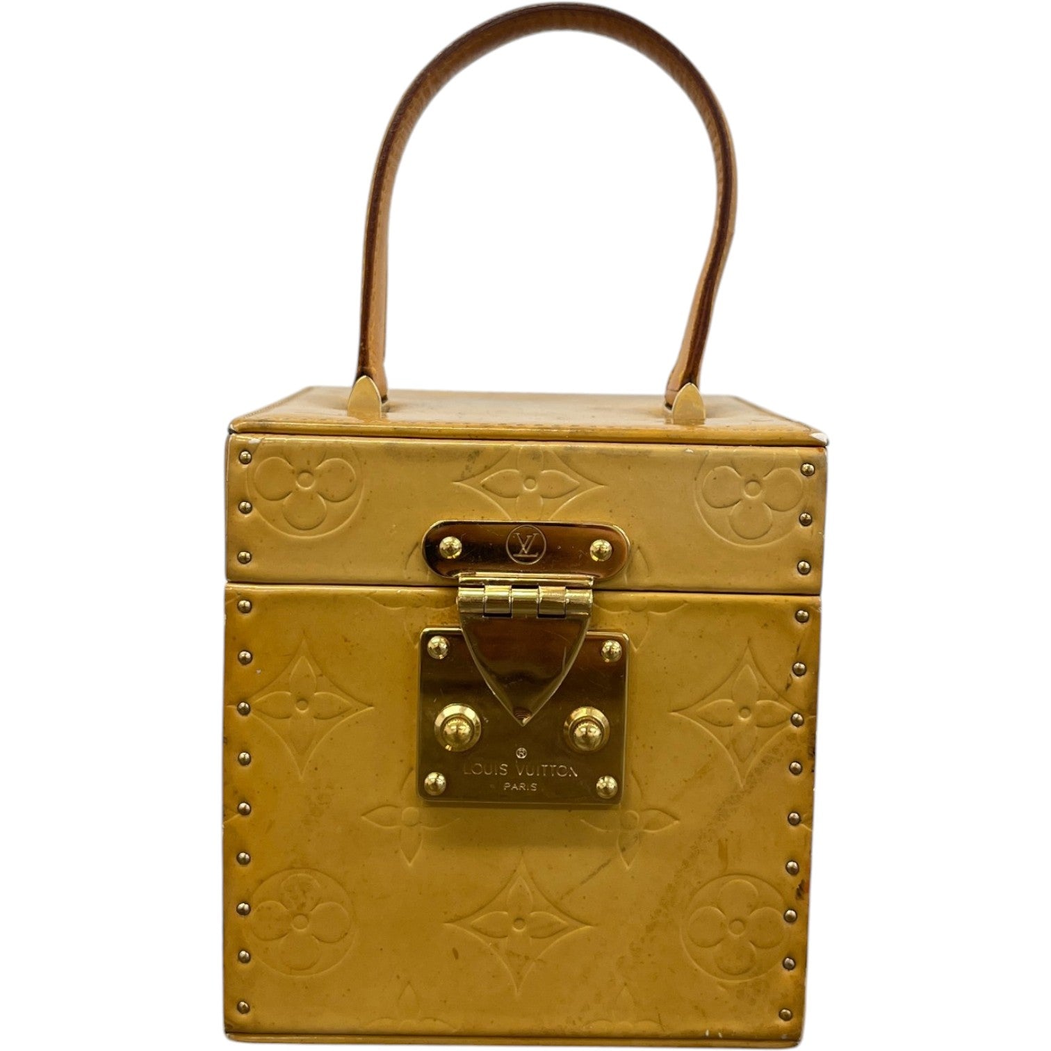 Women's Monogram Vernis Bleecker Box Bag Gold - Photo 1