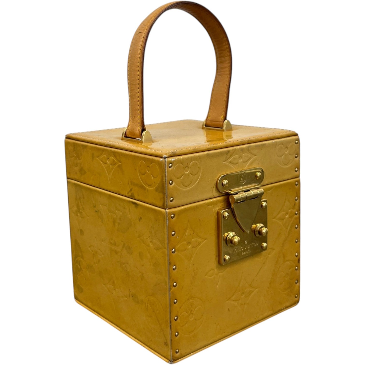 Women's Monogram Vernis Bleecker Box Bag Gold - Photo 3