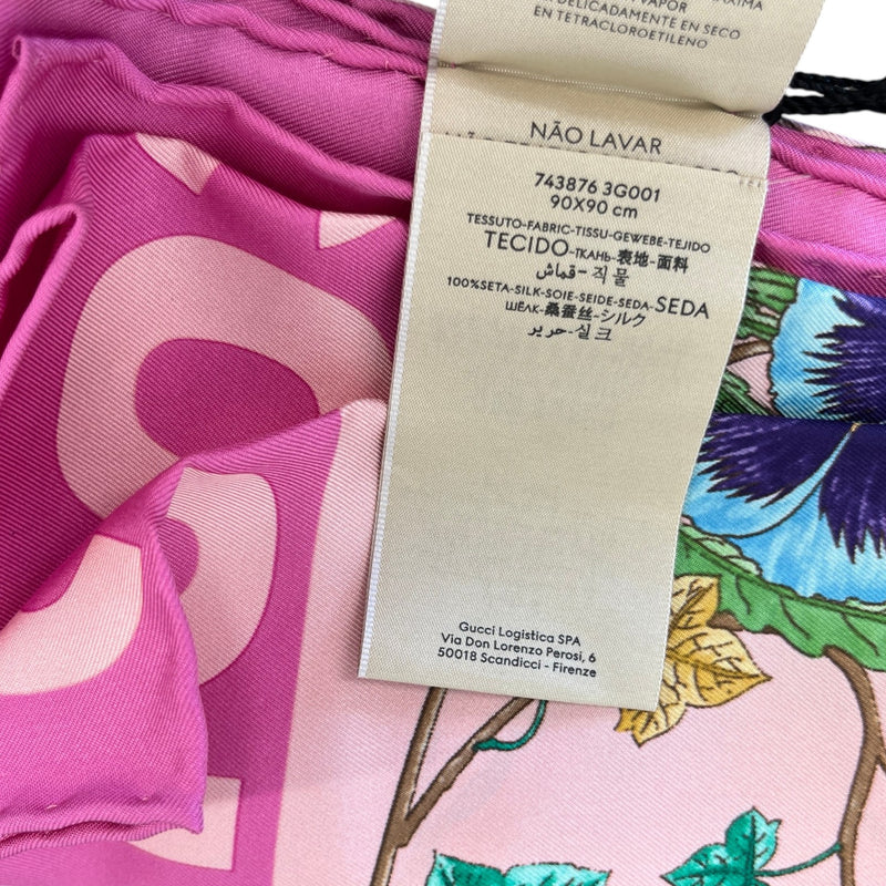 Women's Pansy Scarf Pink