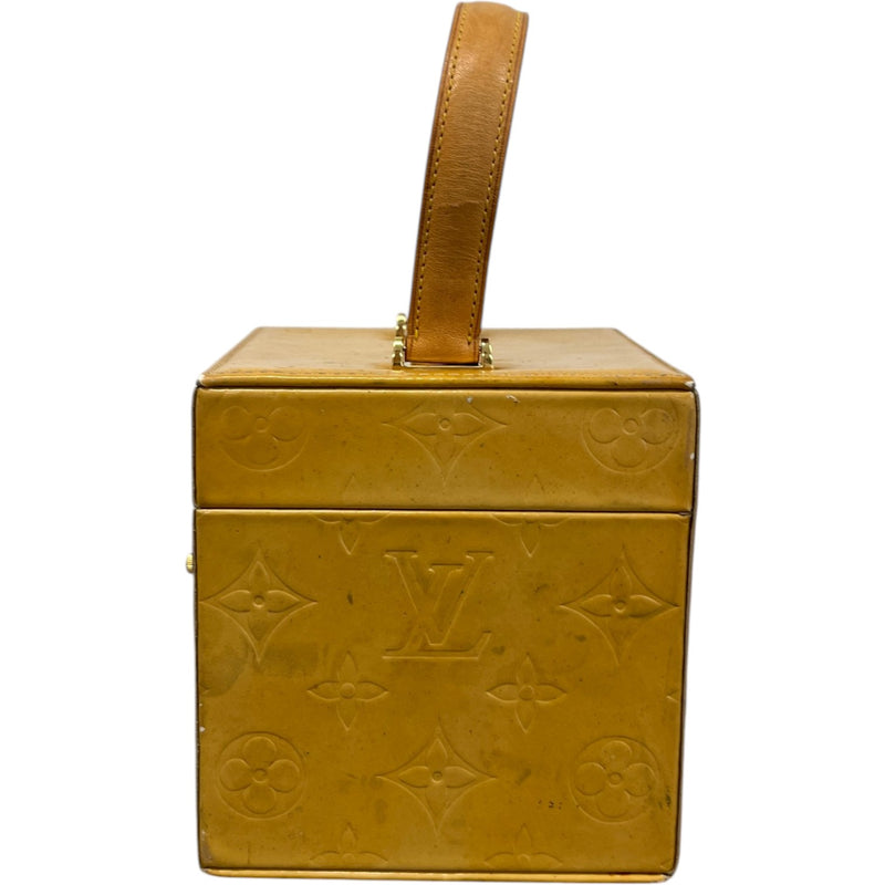 Women's Monogram Vernis Bleecker Box Bag Gold