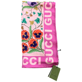 Women's Pansy Scarf Pink