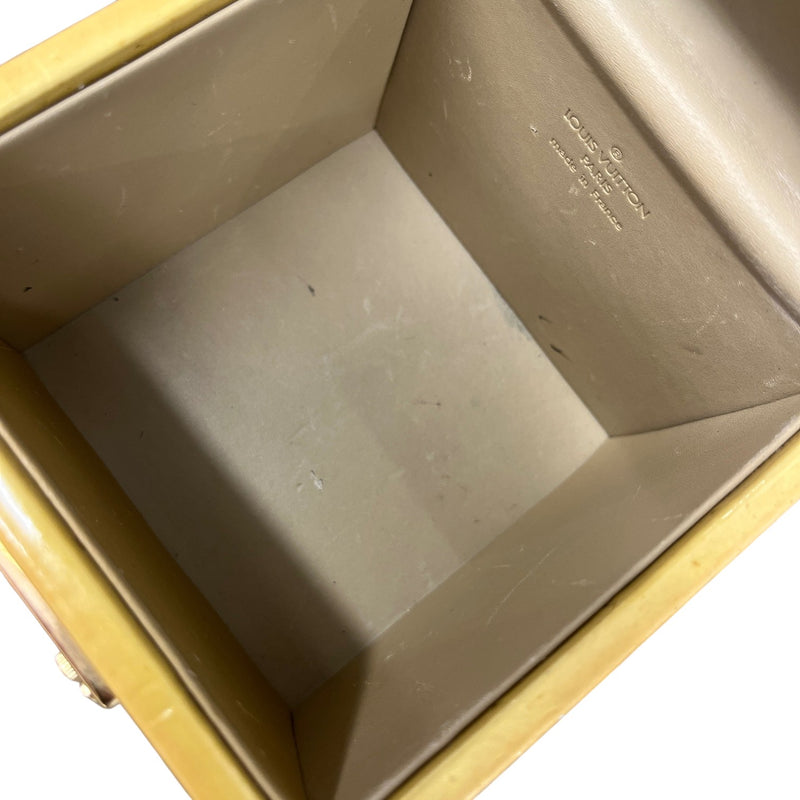 Women's Monogram Vernis Bleecker Box Bag Gold