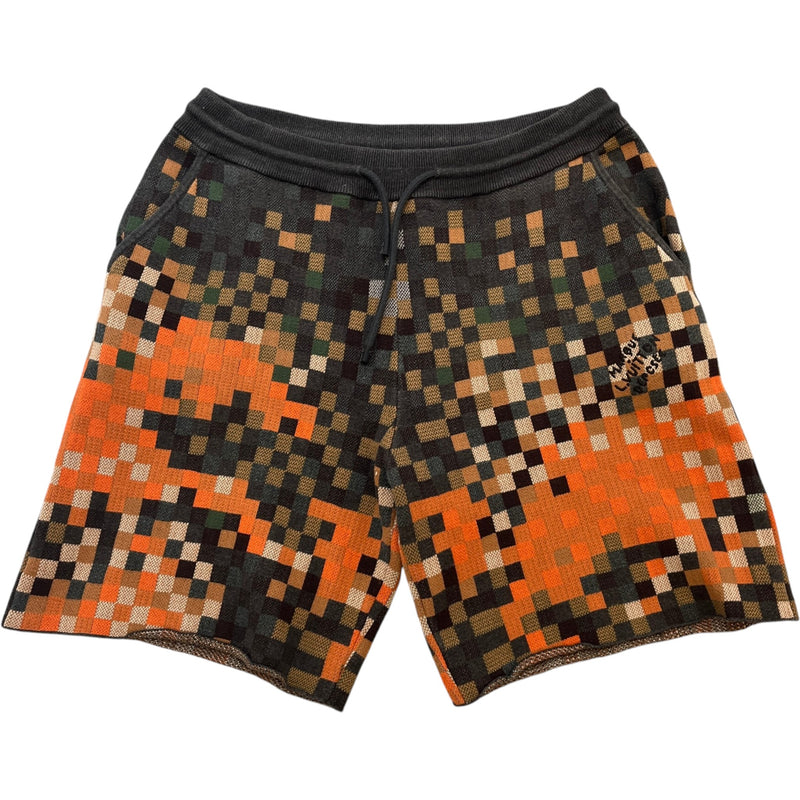 Men's Damouflage Shorts Burnt Orange Size XL / W36