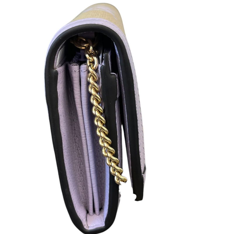 Women's Ophidia Jumbo GG Wallet on Chain Bag Purple