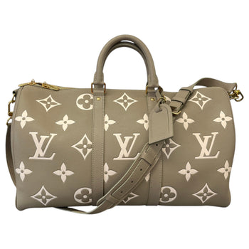 Women's Empreinte Leather Keepall Bandoulière 45 Travel Bag Green