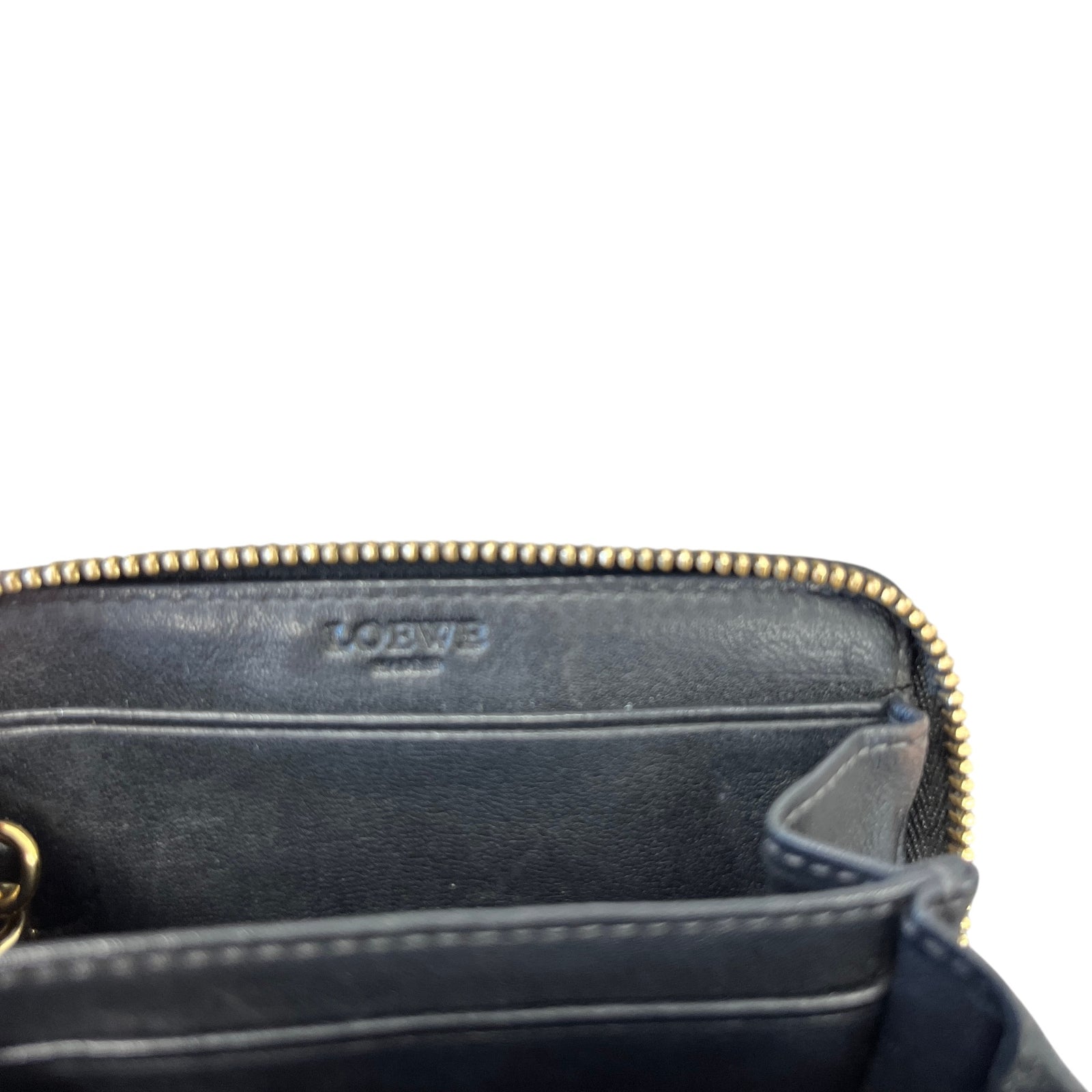 Women's Anagram Jacquard Canvas Wallet Grey - Photo 9