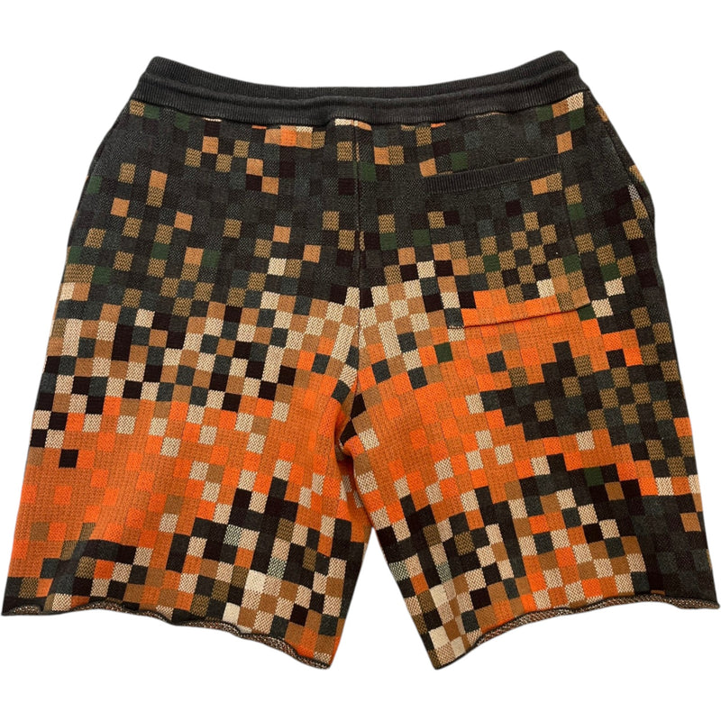 Men's Damouflage Shorts Burnt Orange Size XL / W36