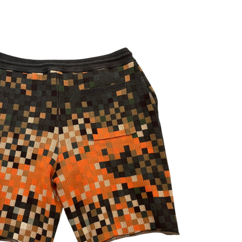 Men's Damouflage Shorts Burnt Orange Size XL / W36