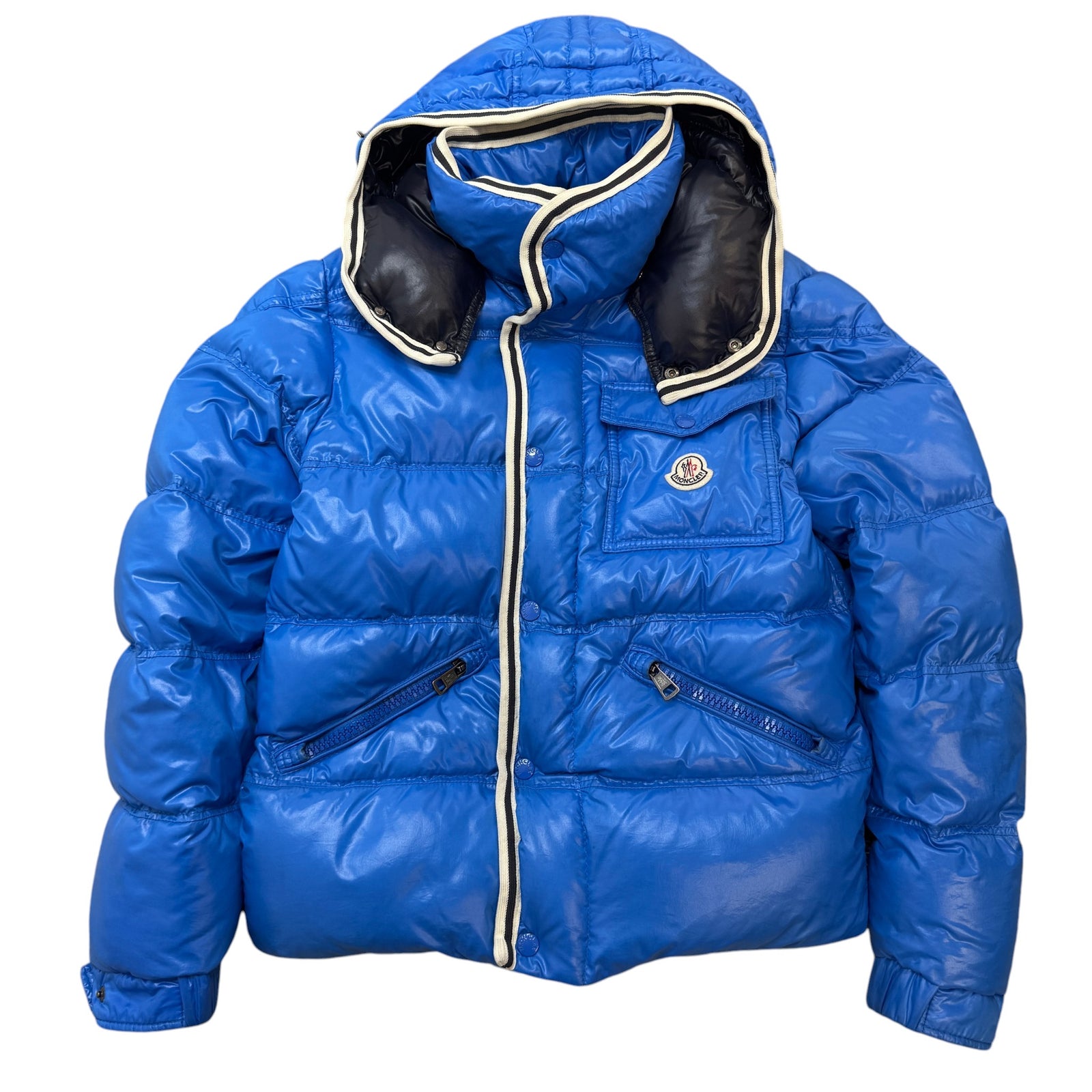 Men's Tissu Down Jacket Blue Size 1 / S - Photo 1