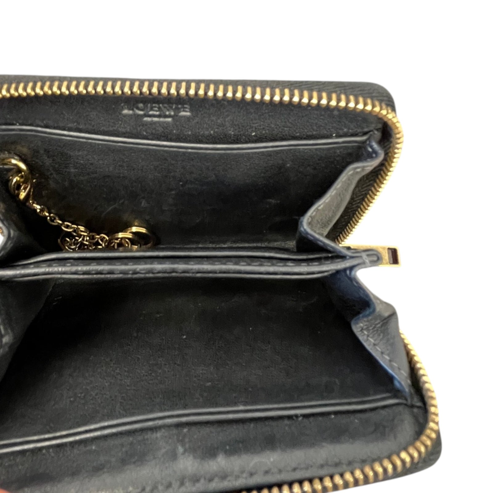 Women's Anagram Jacquard Canvas Wallet Grey - Photo 10
