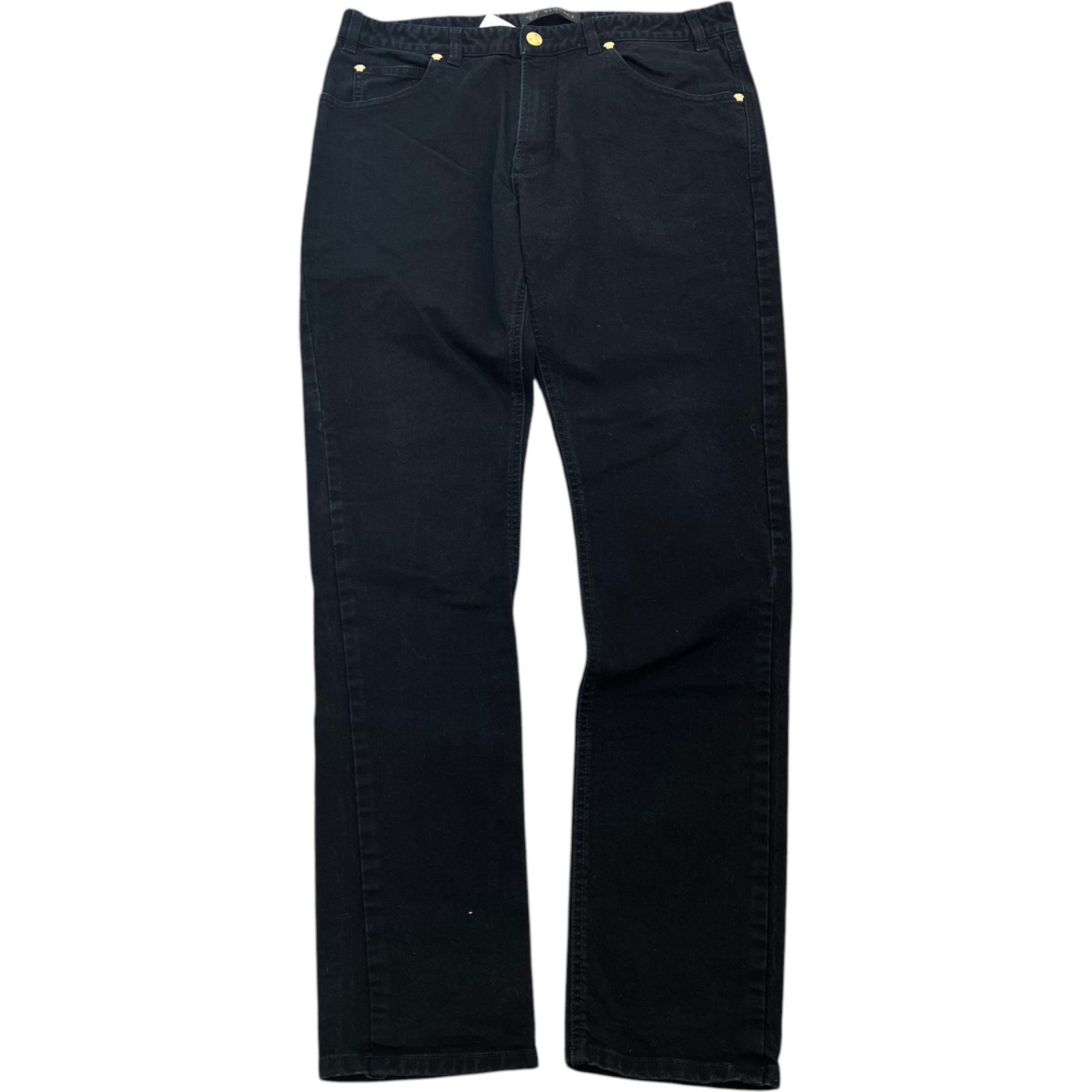 Men's Maduse Logo Jeans Black Size L / W34 - Photo 1