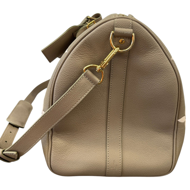 Women's Empreinte Leather Keepall Bandoulière 45 Travel Bag Green