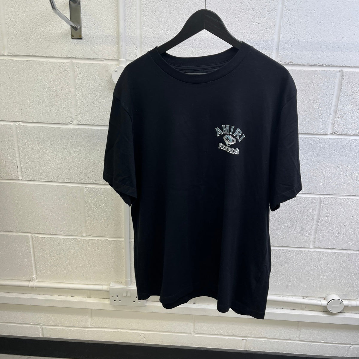 Men's Global Records T-Shirt Black Size XXS - Photo 8