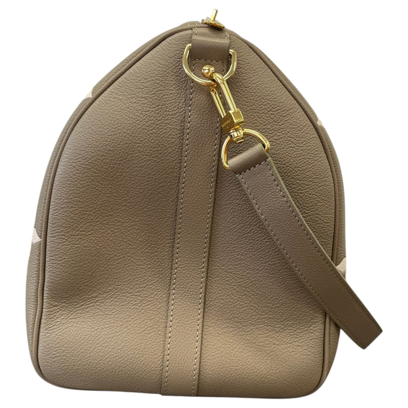 Women's Empreinte Leather Keepall Bandoulière 45 Travel Bag Green