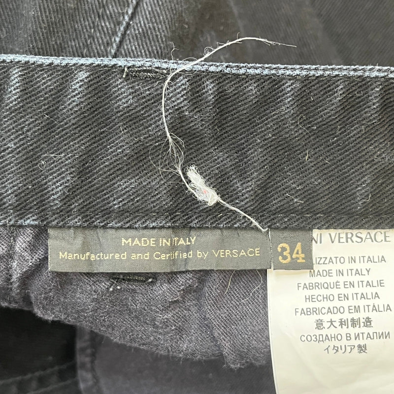 Men's Maduse Logo Jeans Black Size L / W34