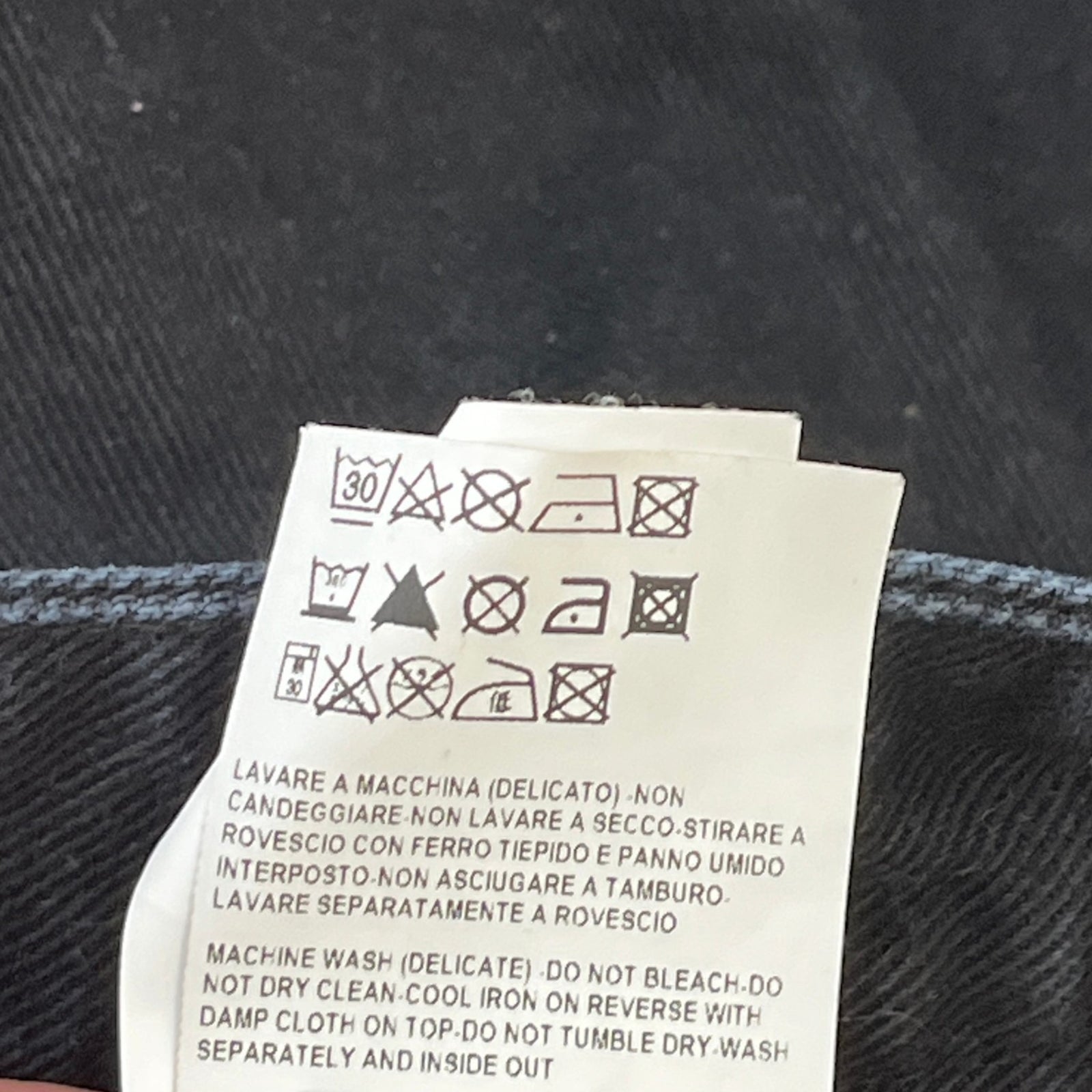 Men's Maduse Logo Jeans Black Size L / W34 - Photo 8