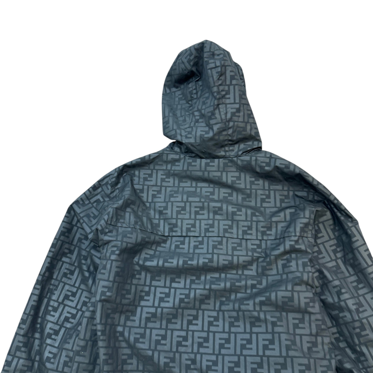Men's X K-Way Reversible Windbreaker Black Size S - Photo 7