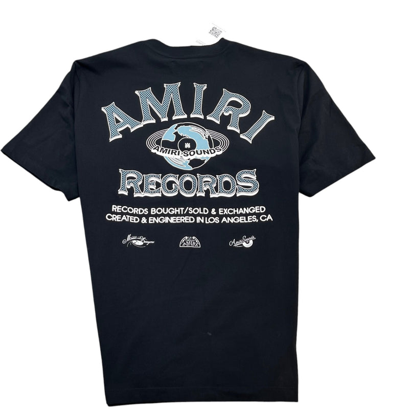 Men's Global Records T-Shirt Black Size XXS