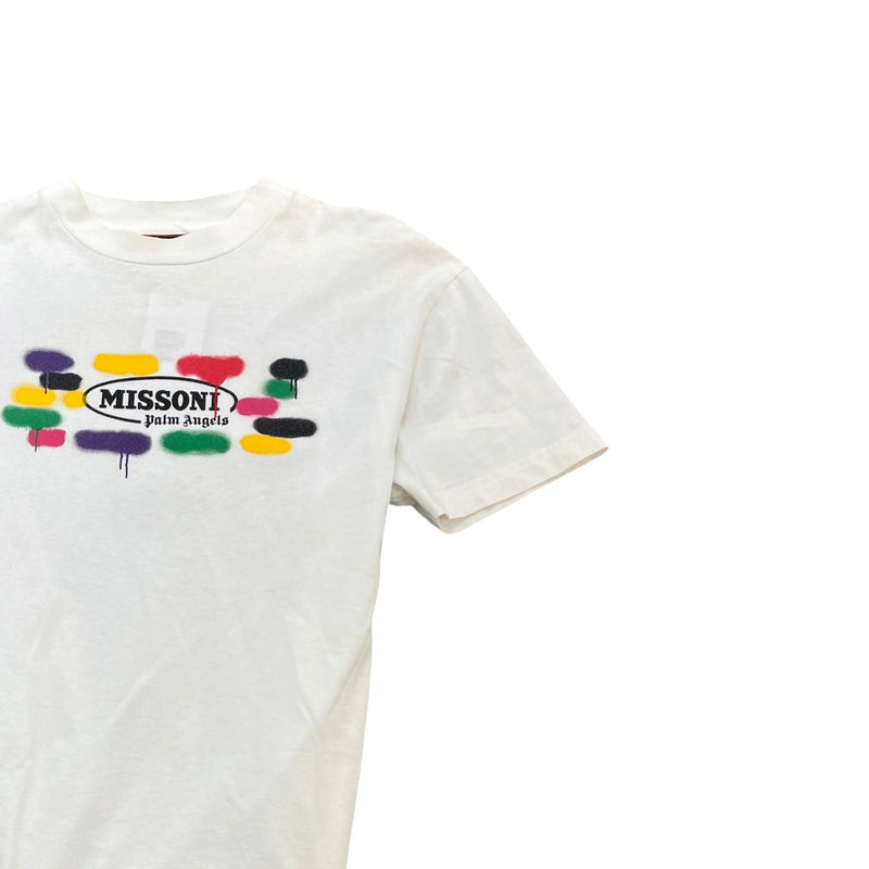 Men's X Missoni Sport Logo T-Shirt White Size S