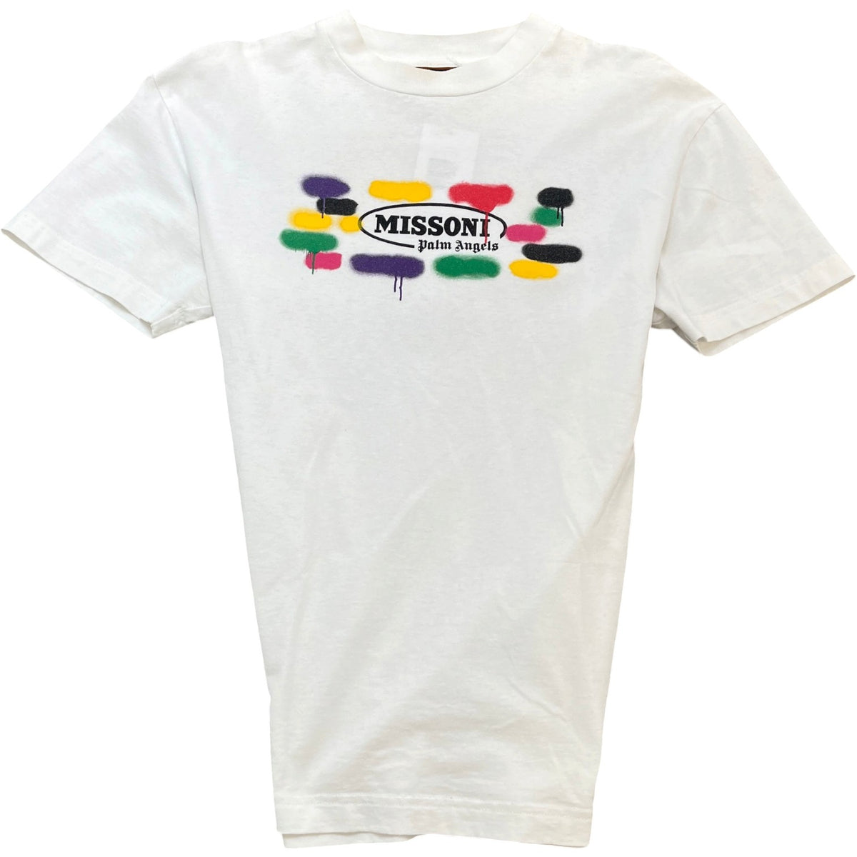 Men's X Missoni Sport Logo T-Shirt White Size S - Photo 1