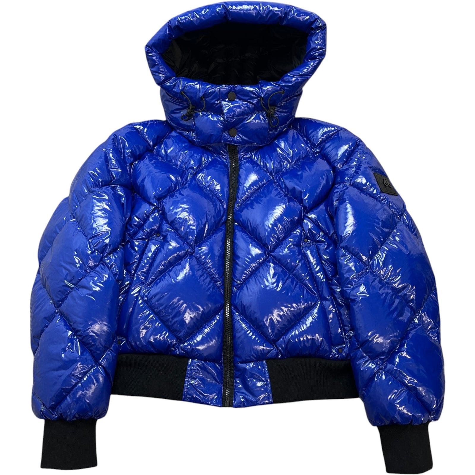 Women's Bankhead Bomber Down Jacket Blue Size L - Photo 1