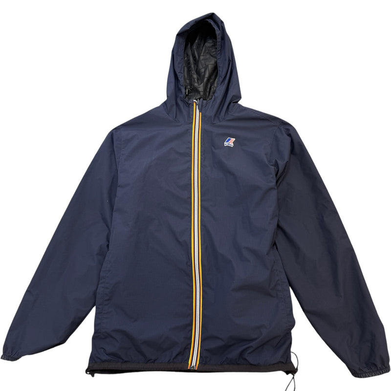 Men's X K-Way Reversible Windbreaker Black Size S