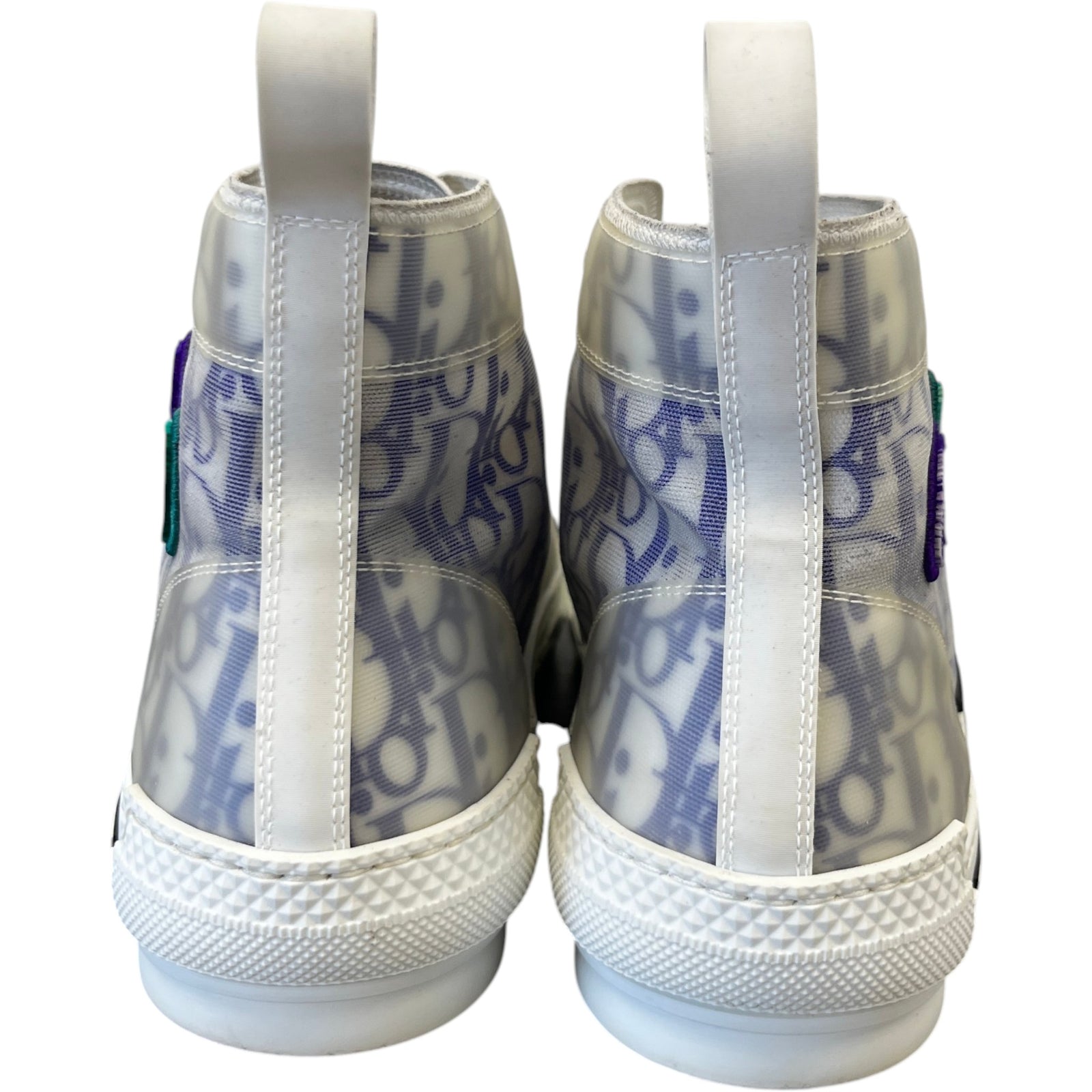 Men's Kenny Scharf X B23 High Trainers Purple Size EU 42.5 / UK 8.5 - Photo 7