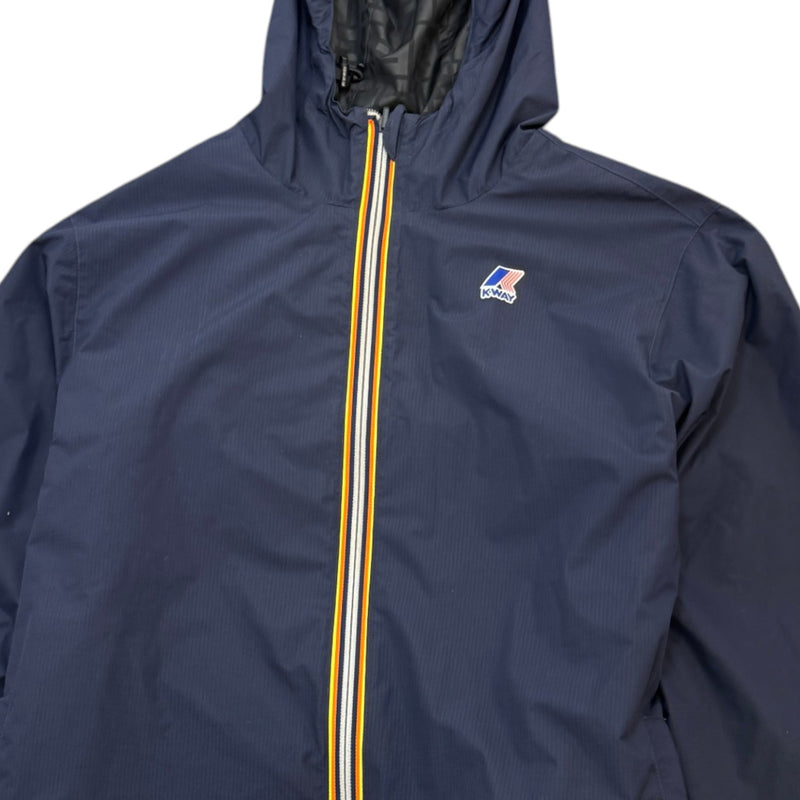 Men's X K-Way Reversible Windbreaker Black Size S